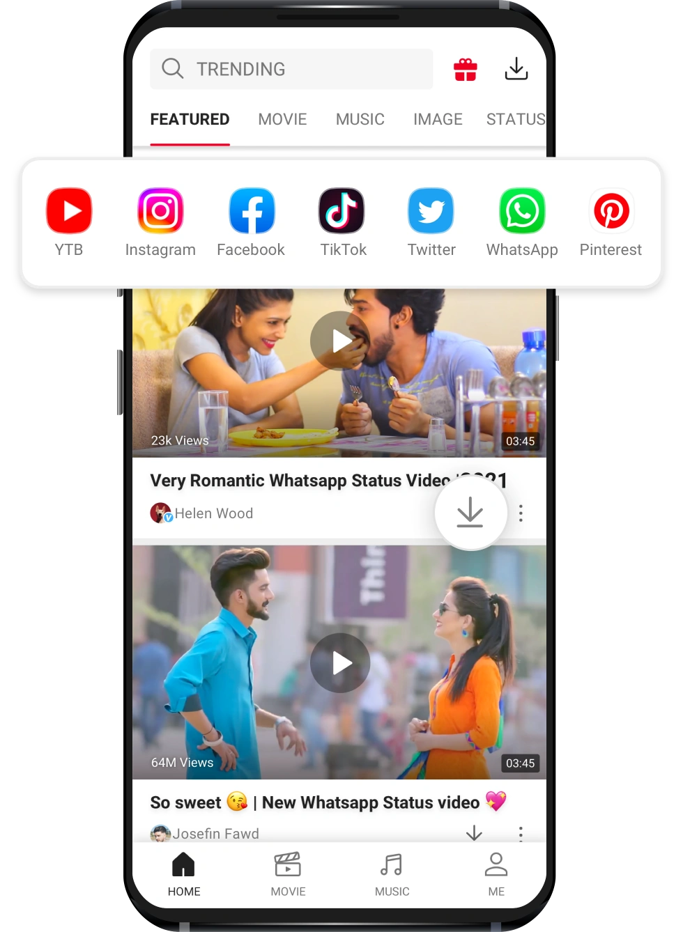 Vidmate APK Download 2025 - Free HD Video Downloader 1 VidMate APK Screenshot
