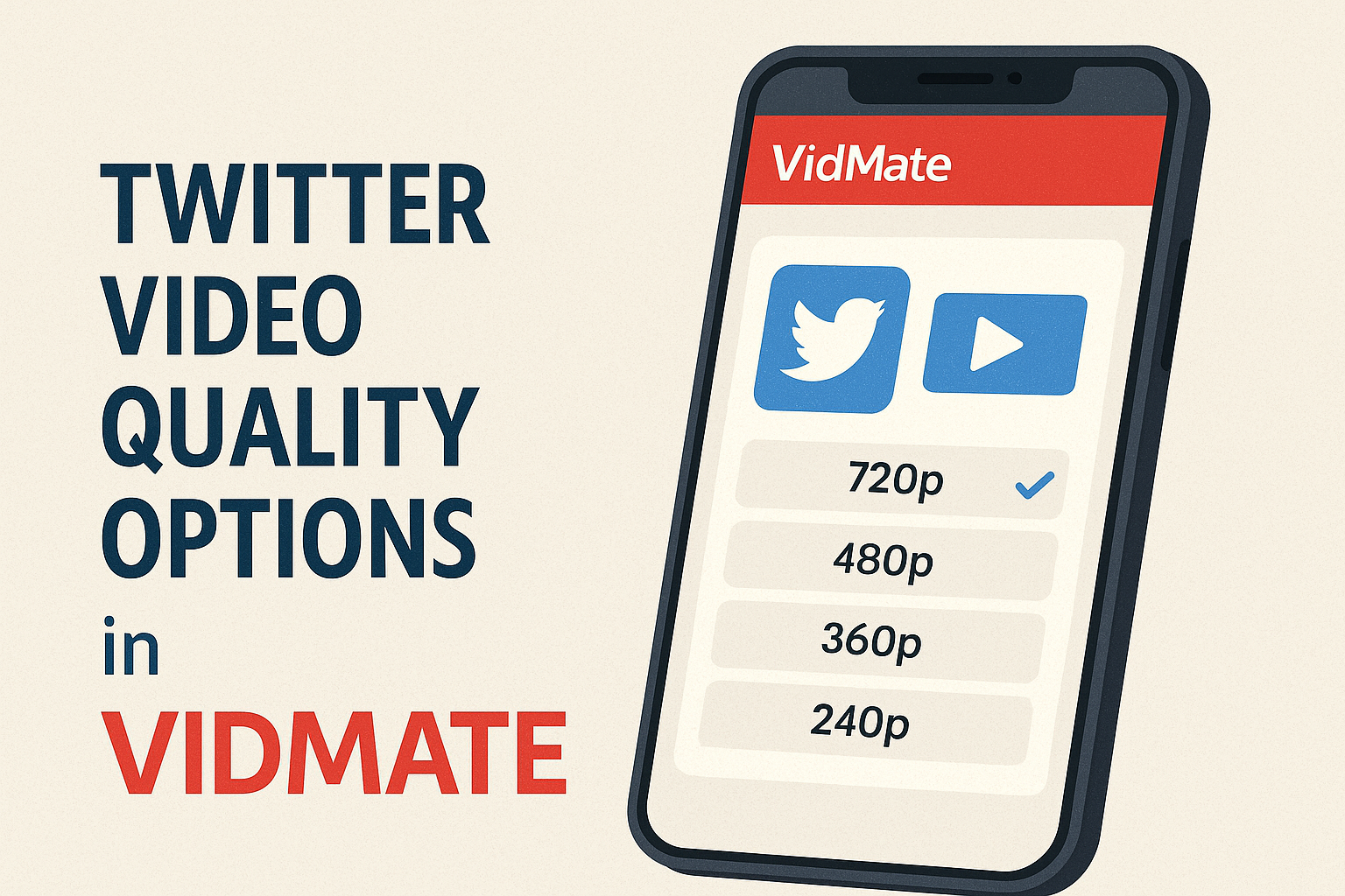 Download Twitter Videos with Vidmate APK - Easy Guide 6 Twitter Video Quality Options in Vidmate