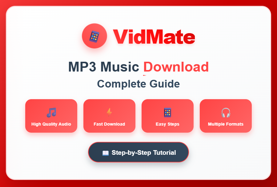 VidMate MP3 Music Download Guide - Free Audio Extractor 1 VidMate MP3 Music Download