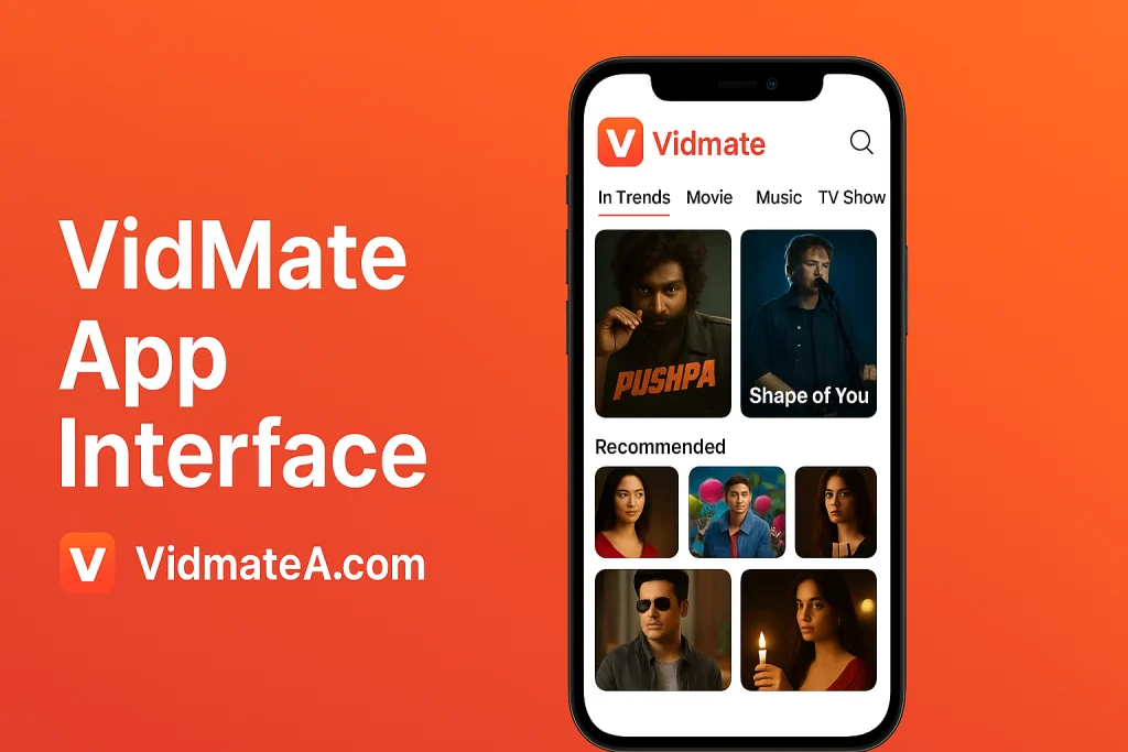 Download Vidmate APK Latest Version 2025 - Free and Safe 1 Vidmate App Interface.webp