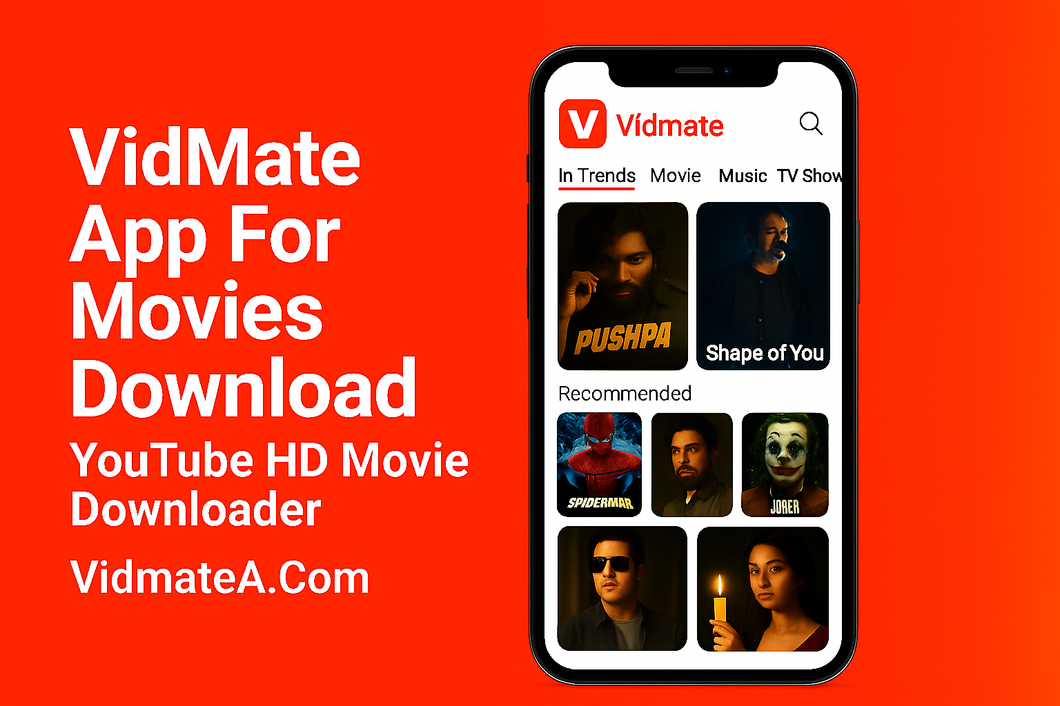 Vidmate App For Movies Download YouTube HD Movie Downloader 1 VidMate APK Screenshot